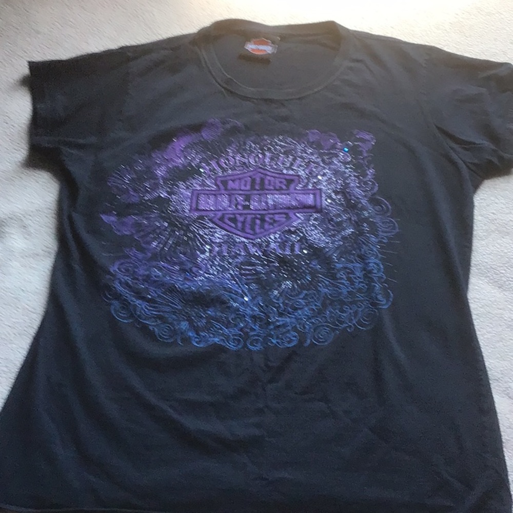 2/$25 Vintage Honolulu Hawaii Harley Davidson T-shirt